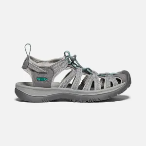 1022814 Keen Women's Whisper Medium Grey/Peacock Green