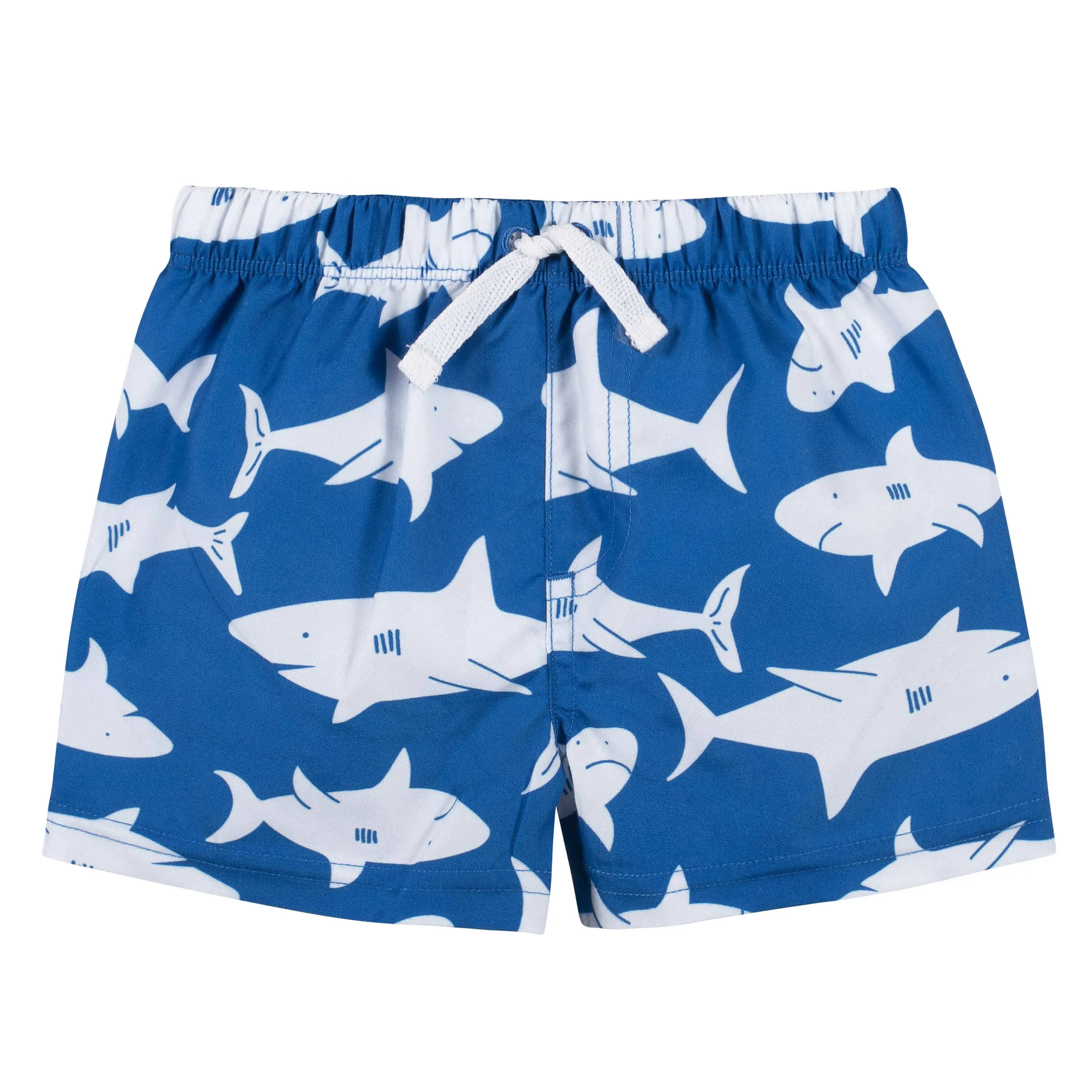 2-Piece Baby & Toddler Boys UPF 50  Shark Zone Rash Guard & Swim Trunks Set
