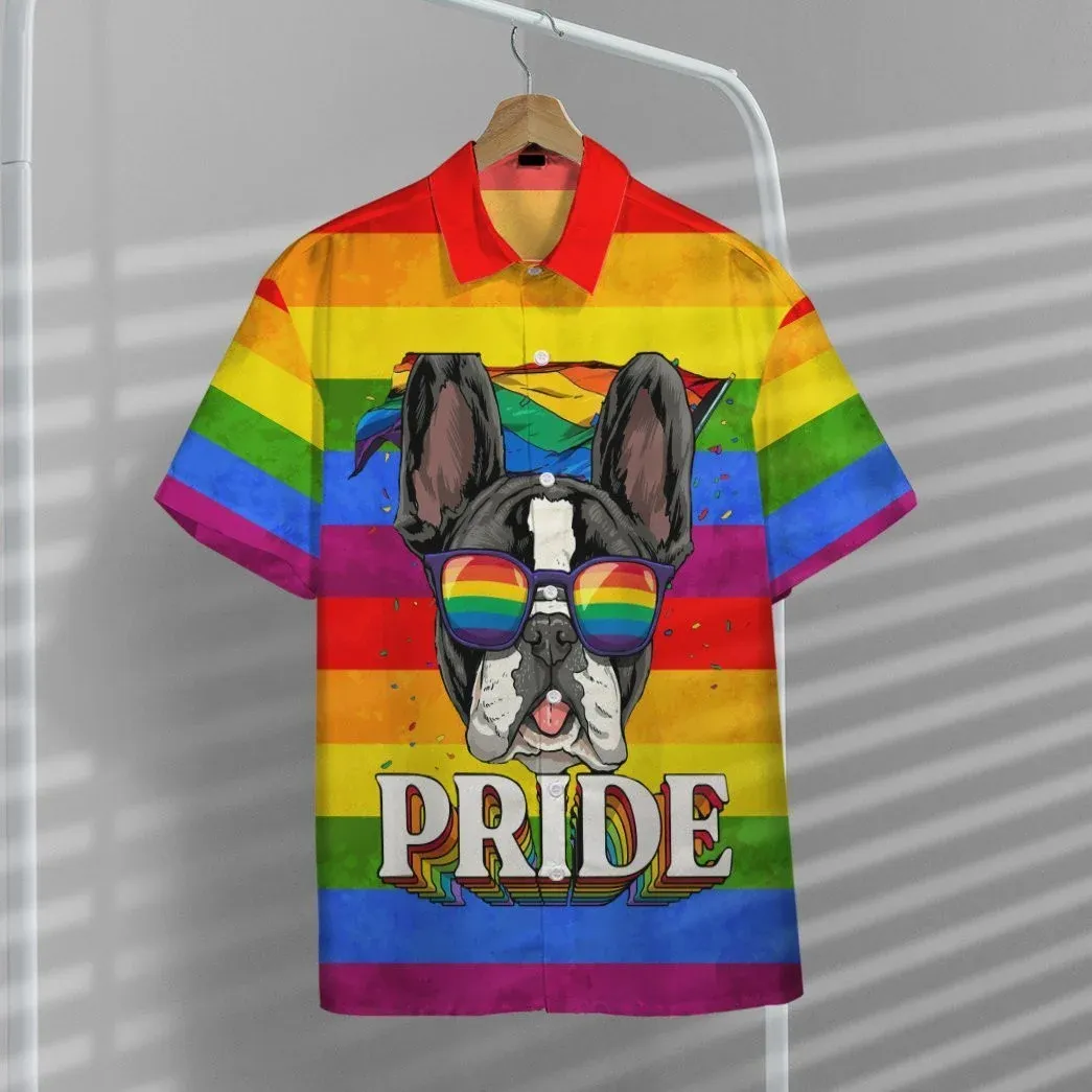 Ally Pride 3D Shirt Awesome Background Design Hawaiian Shirt, Hawaiian Pride