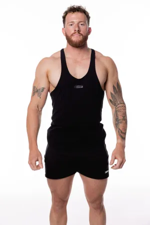 Apex Stringer Singlet Black by OneMoreRep