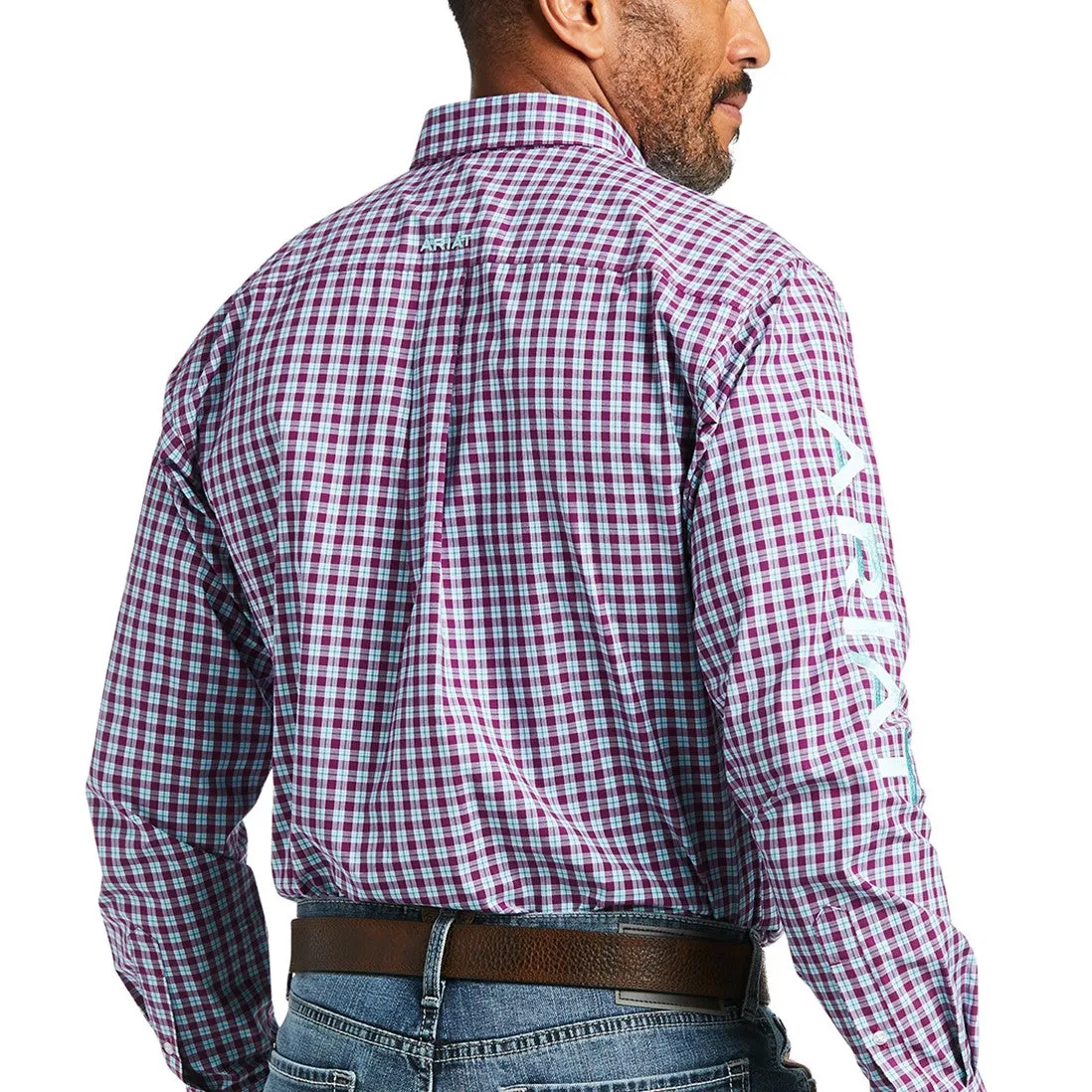 Ariat® Men's Team Tundra Imperial Violet Long Sleeve Shirt 10039659