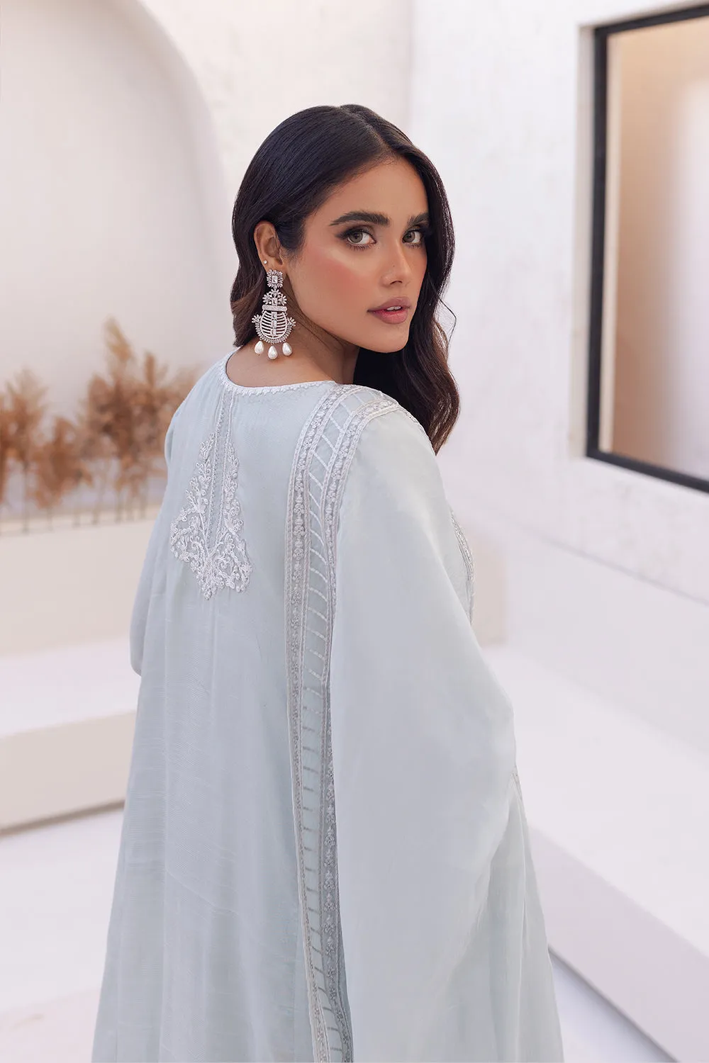 Azure | Ensembles Embroidered Formals | Moss Melody
