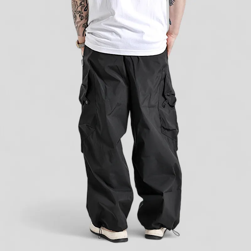 Baggy fit origami cargo pocket pant