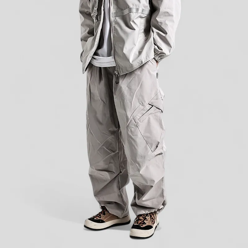 Baggy fit origami cargo pocket pant