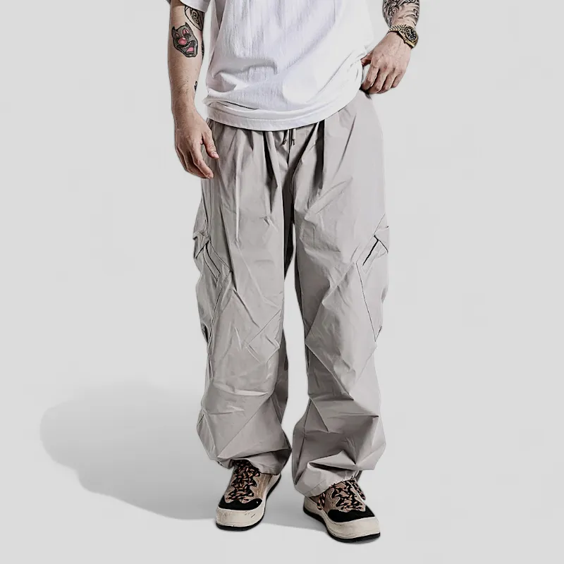 Baggy fit origami cargo pocket pant