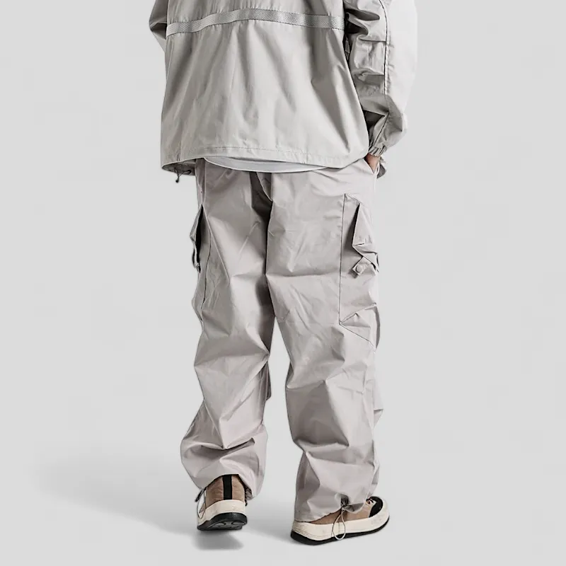 Baggy fit origami cargo pocket pant
