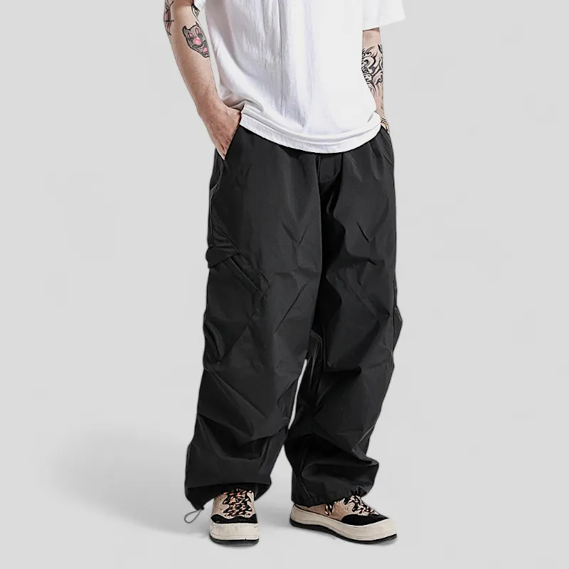 Baggy fit origami cargo pocket pant