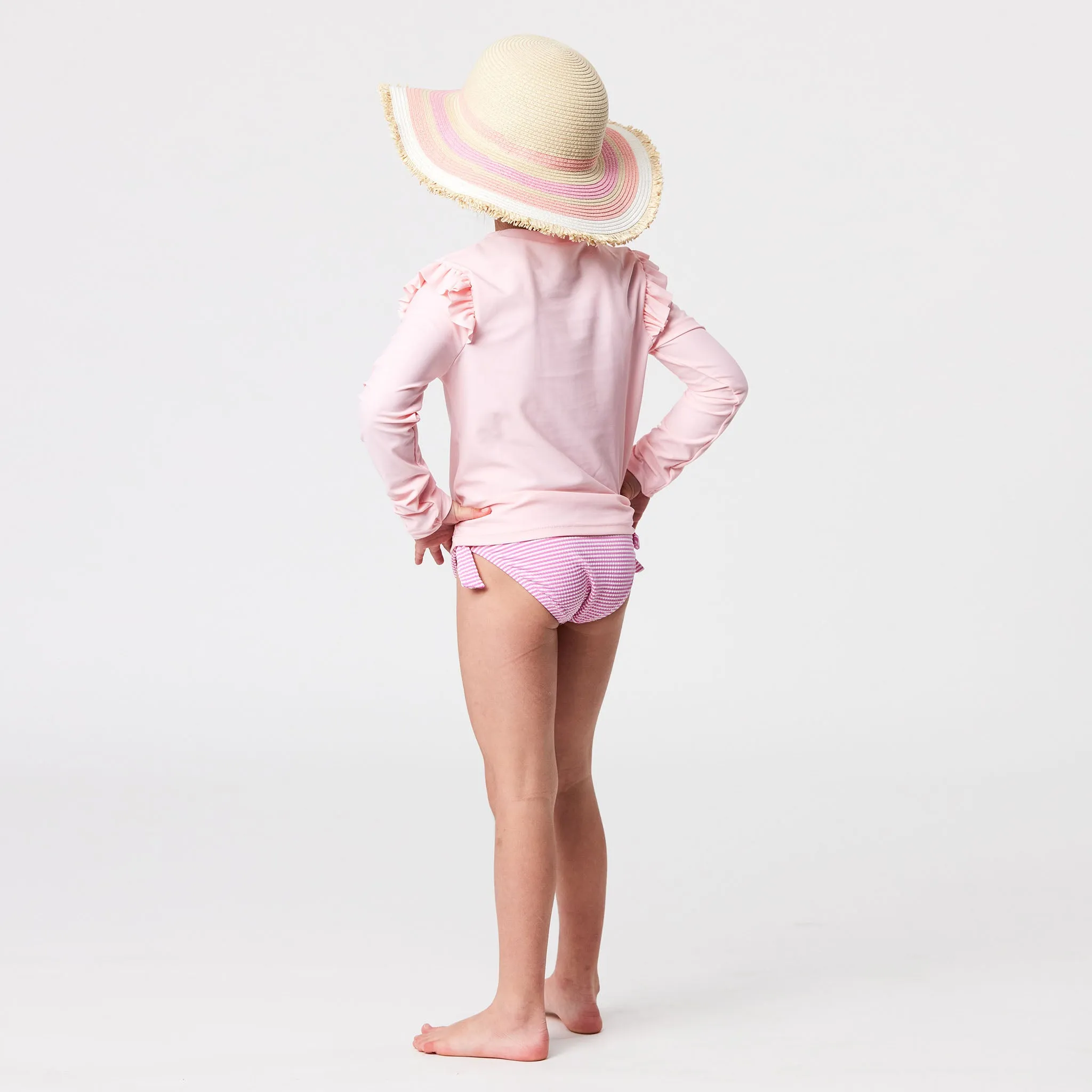 Ballet Pink LS Rash Top
