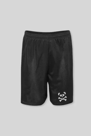 Black Panther Mesh Shorts - White