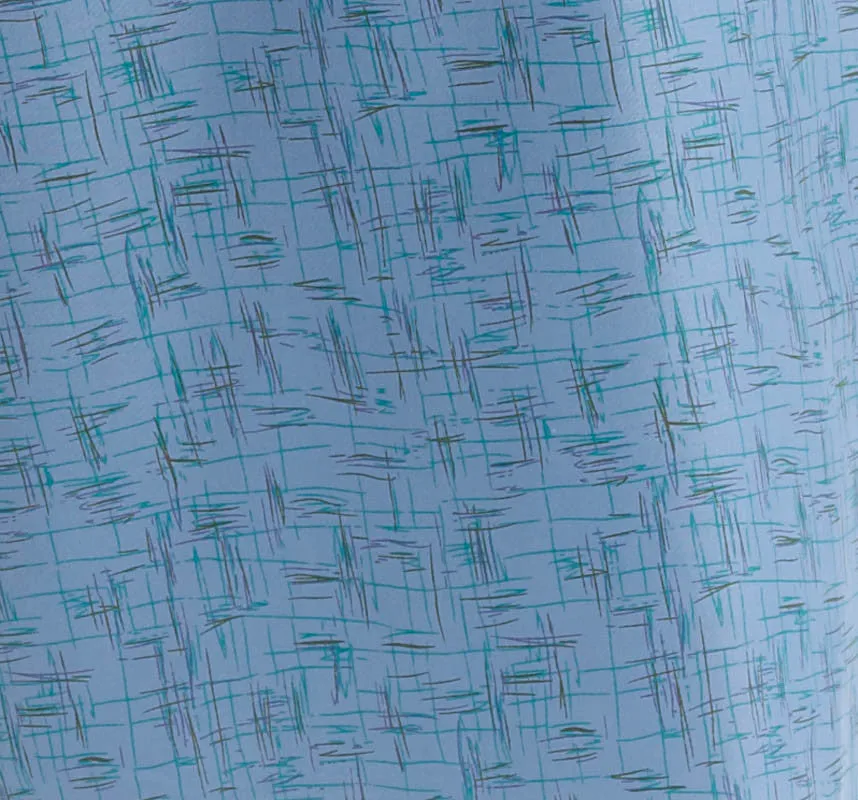 Blue Cascade Print Deluxe Cut Medical  Gowns (12 PACK)