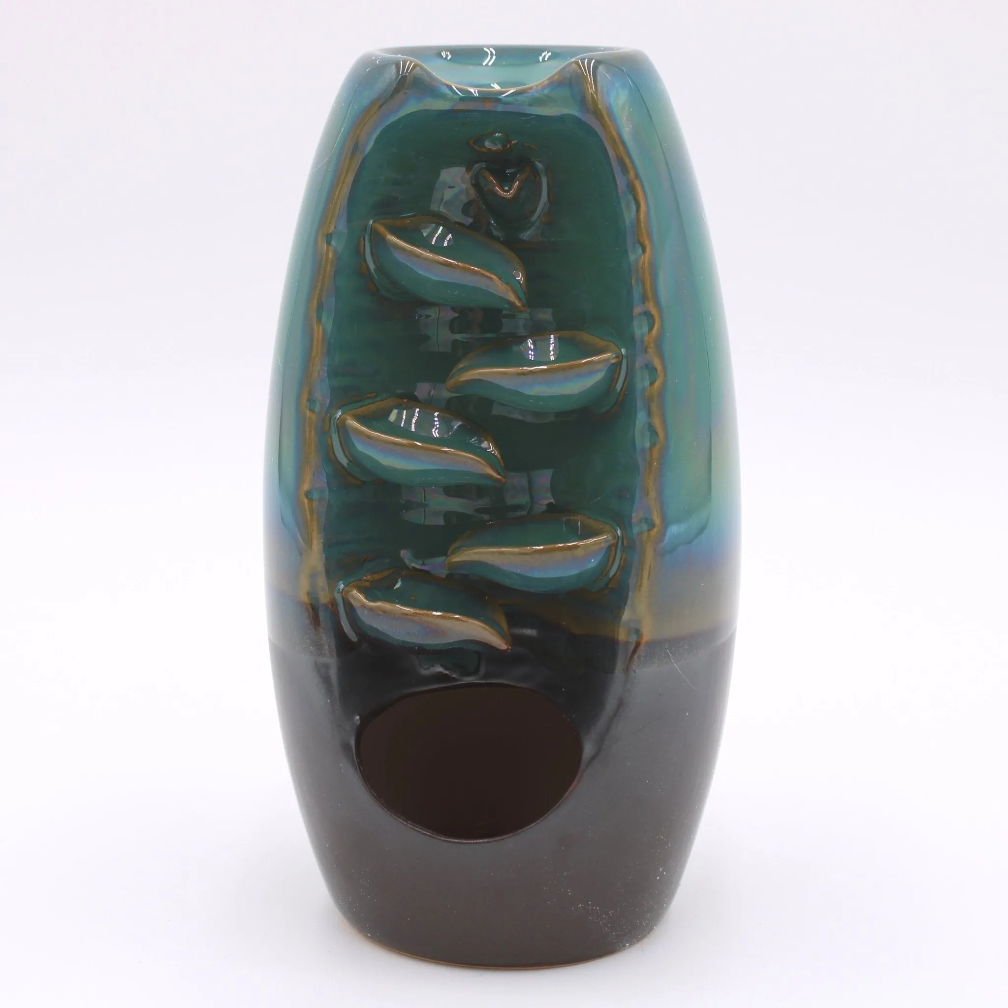 Blue Ceramic Back Flow Incense Burner