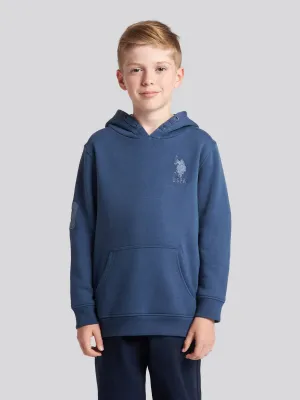 Boys Player 3 Hoodie in Dark Denim