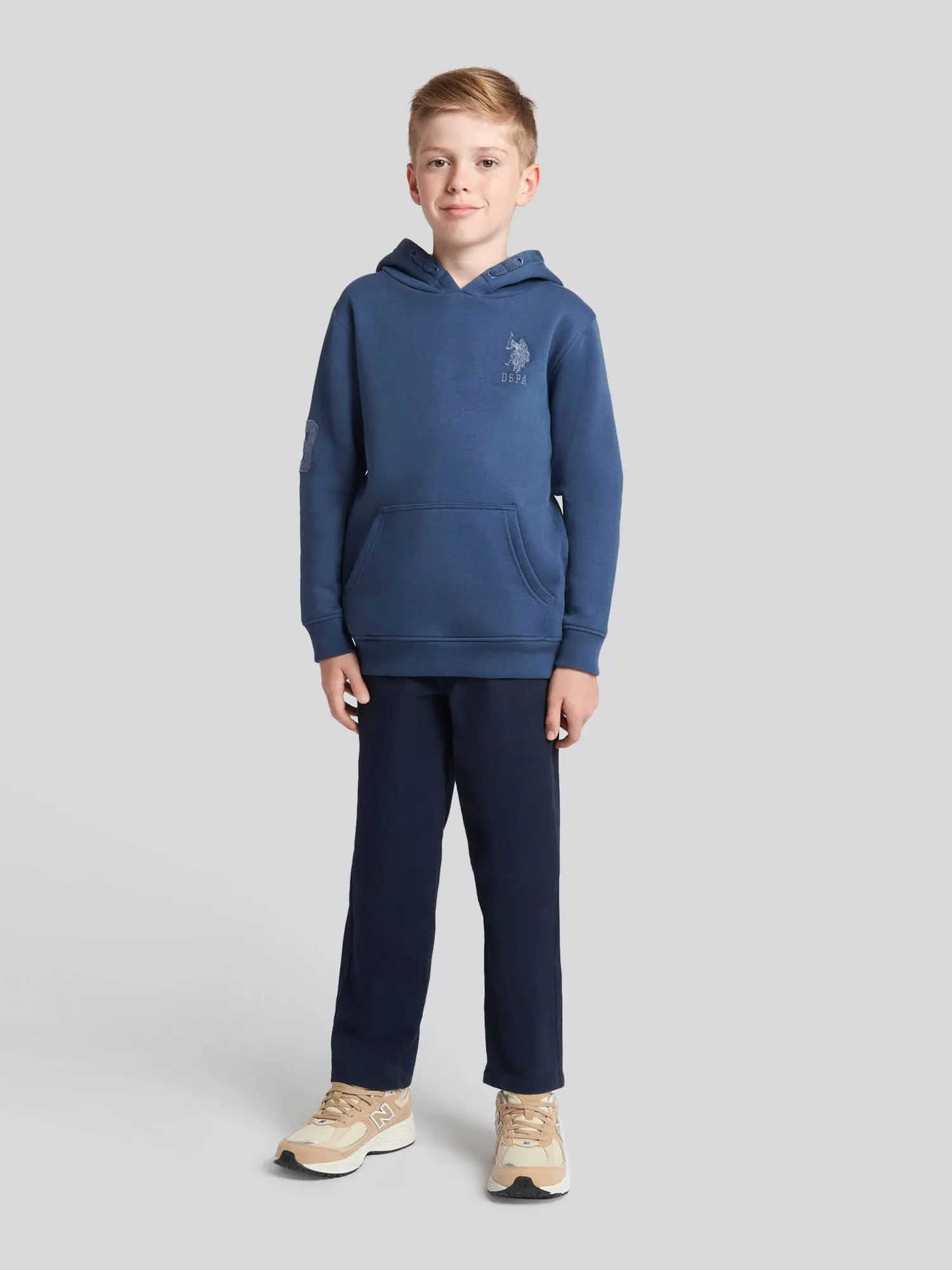 Boys Player 3 Hoodie in Dark Denim