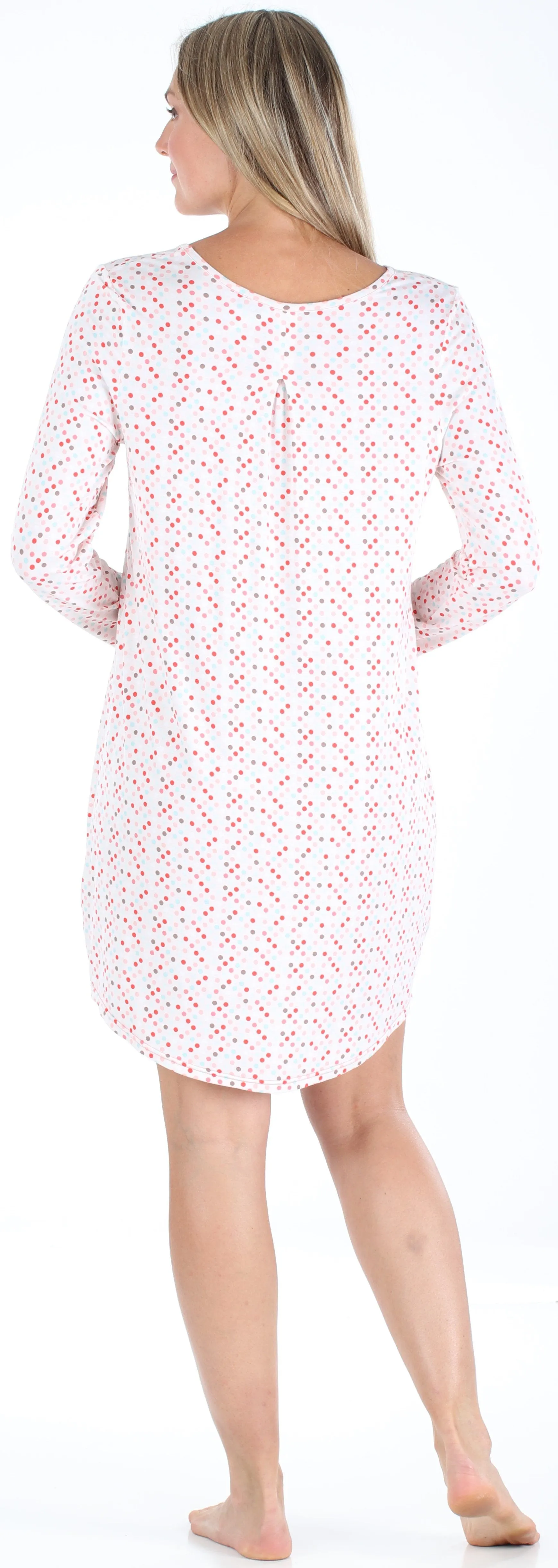 bSoft Women’s Bamboo Jersey Long Sleeve Sleepshirt