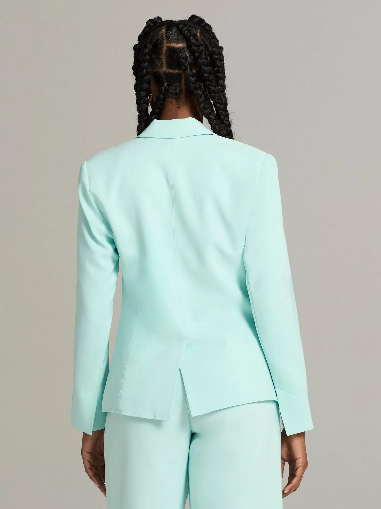 Caden Single-Breasted Notch Lapel Blazer