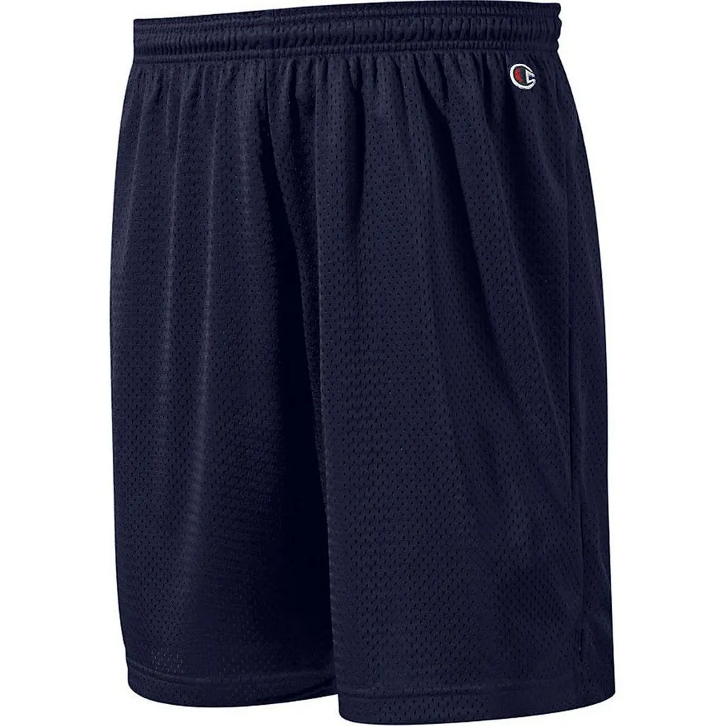 Champion Men's Navy 3.7-Ounce Mesh Short