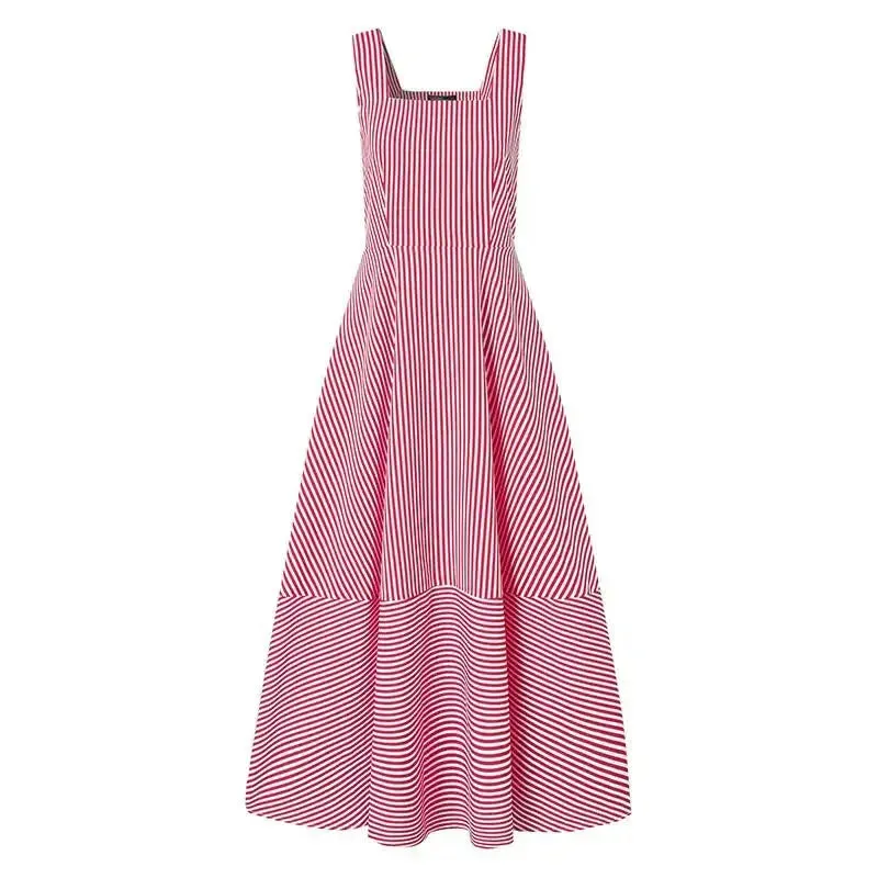 Cocktail Couture Striped A-Line Maxi Dress