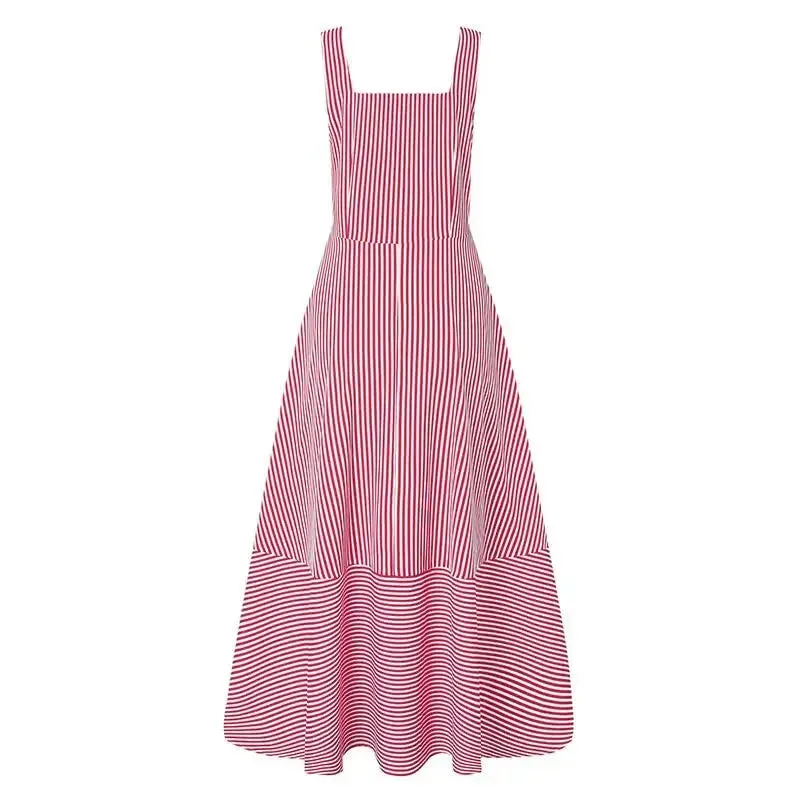 Cocktail Couture Striped A-Line Maxi Dress