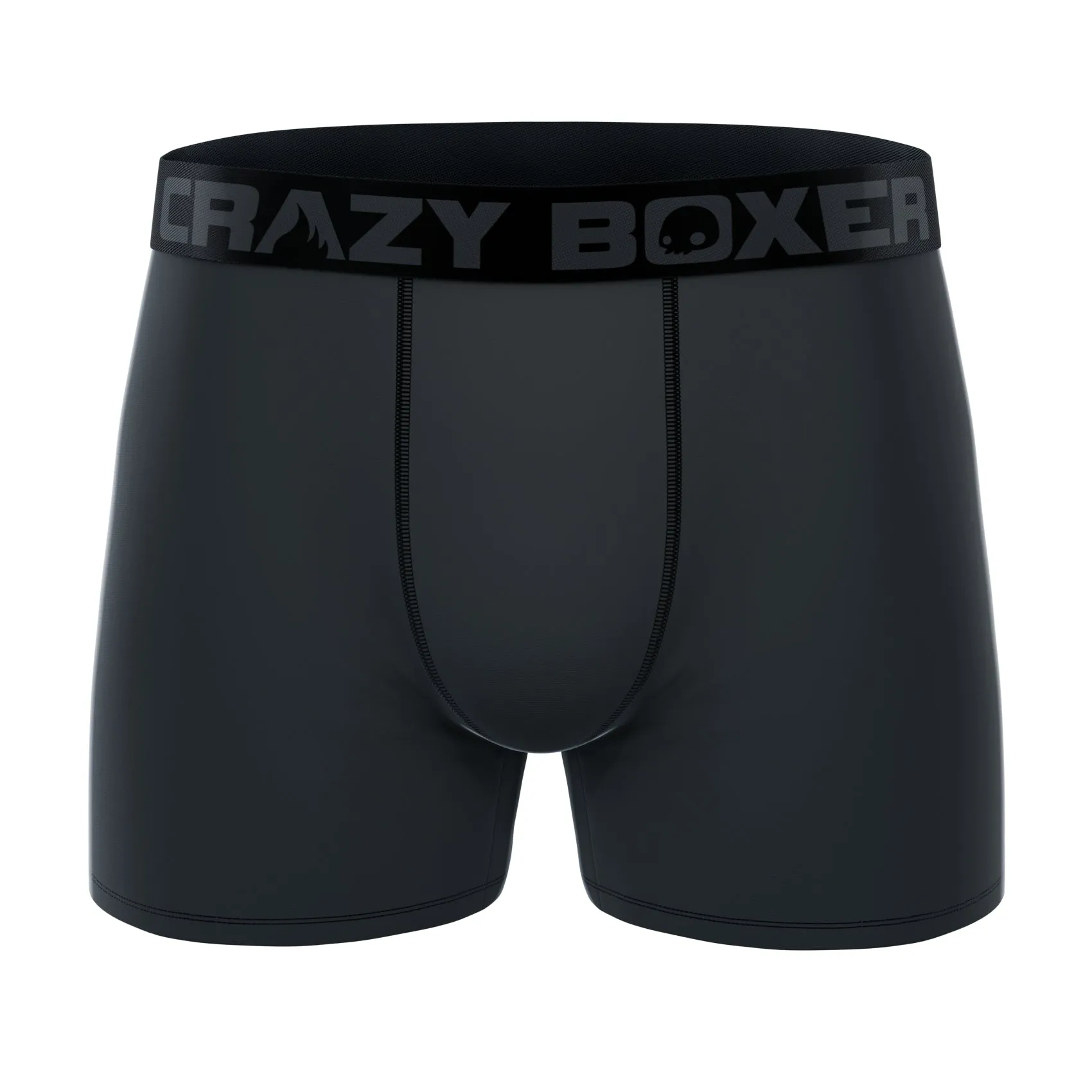 CRAZYBOXER Flamingo Cactus Men's Boxer Briefs (3 pack)