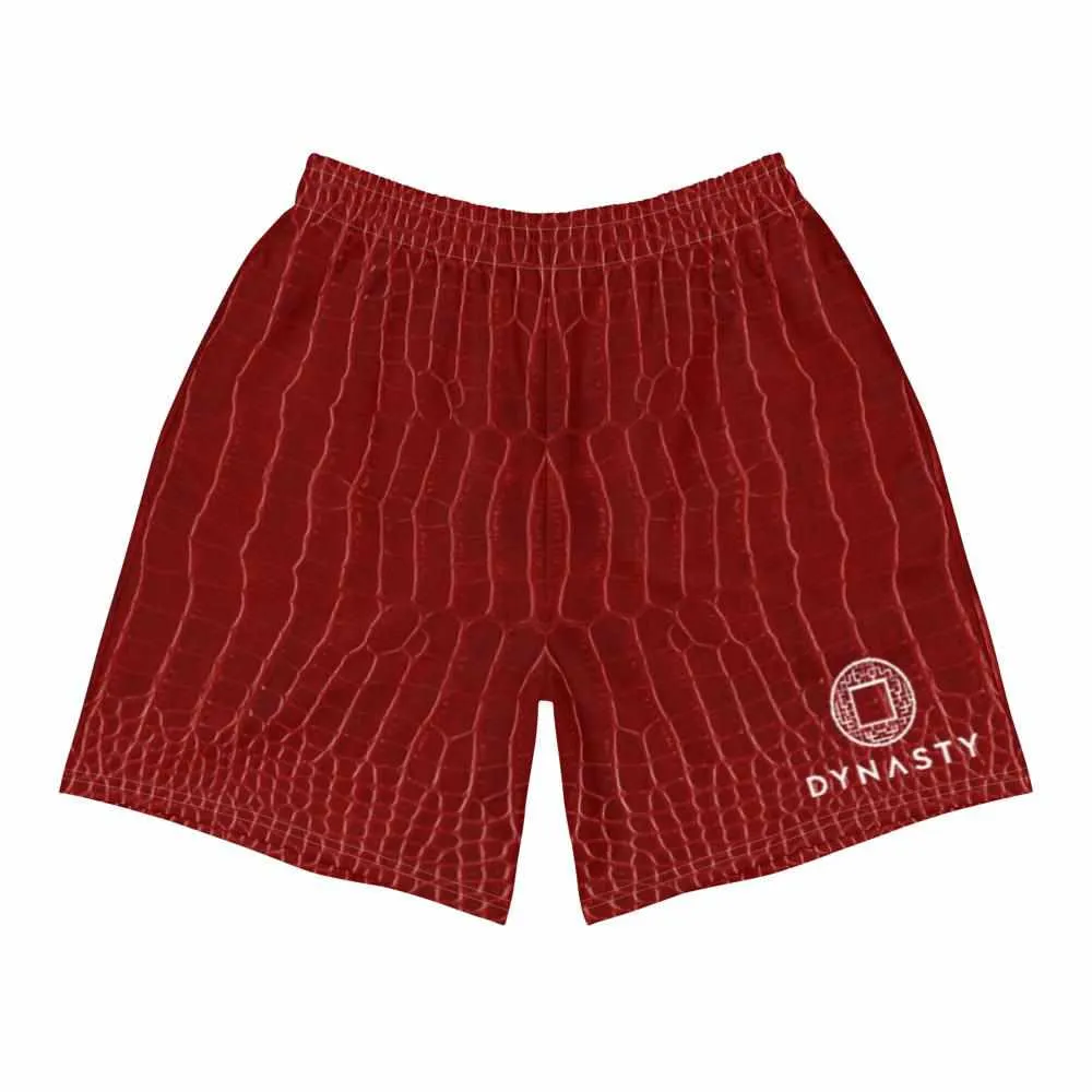 Crocodile Skin Active Training Workout Shorts