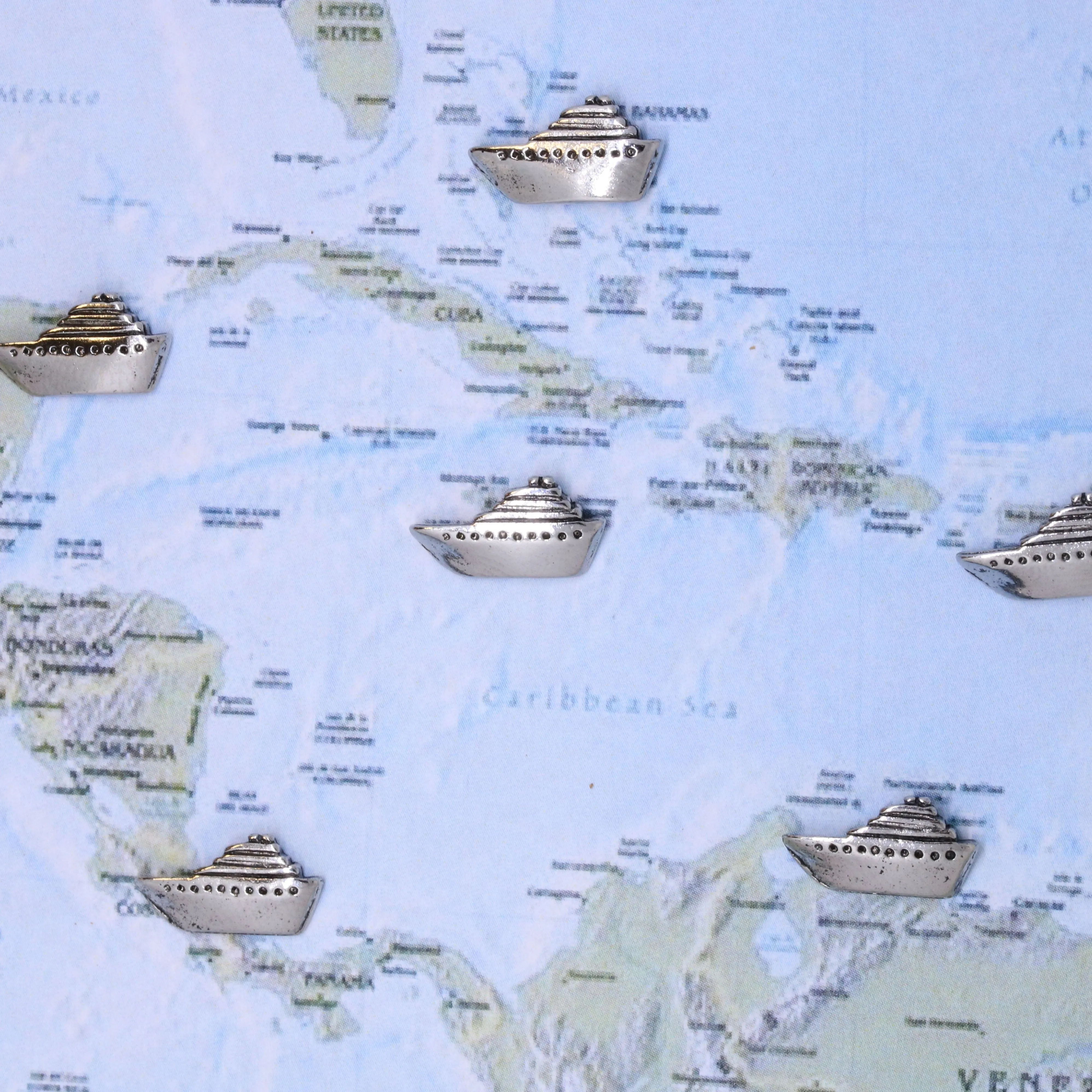 Cruise Ship Map Pins
