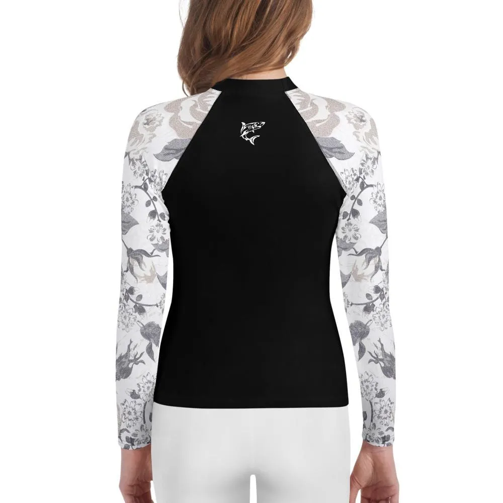 Elegant Dame ~ Youth Rash Guard
