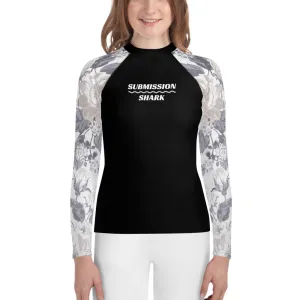 Elegant Dame ~ Youth Rash Guard