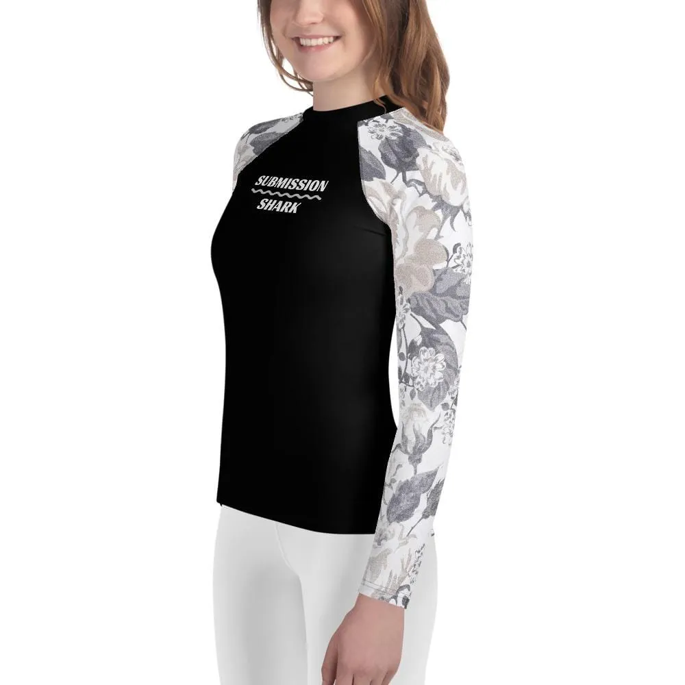 Elegant Dame ~ Youth Rash Guard