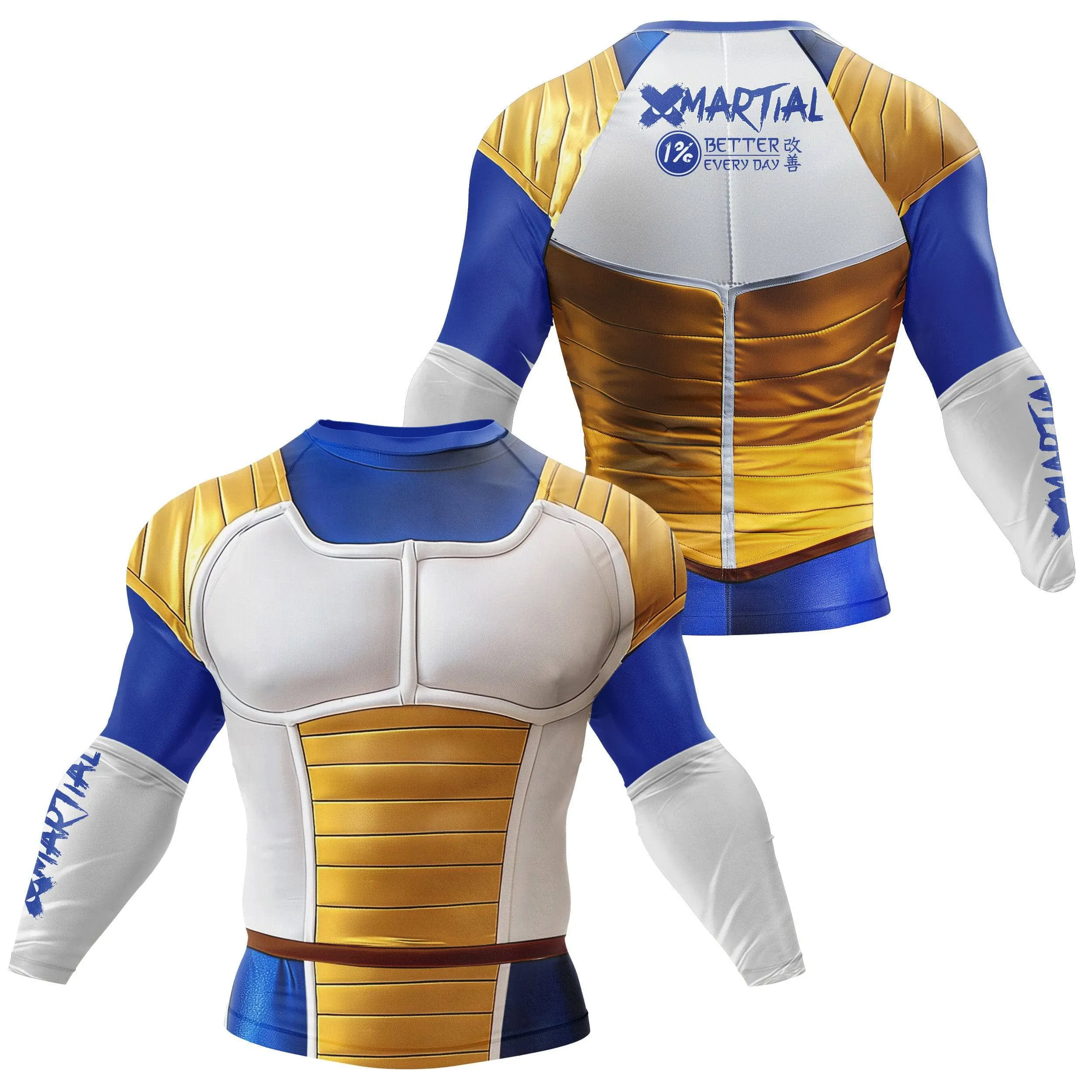 Elite Prince Warrior Anime BJJ Rash Guard