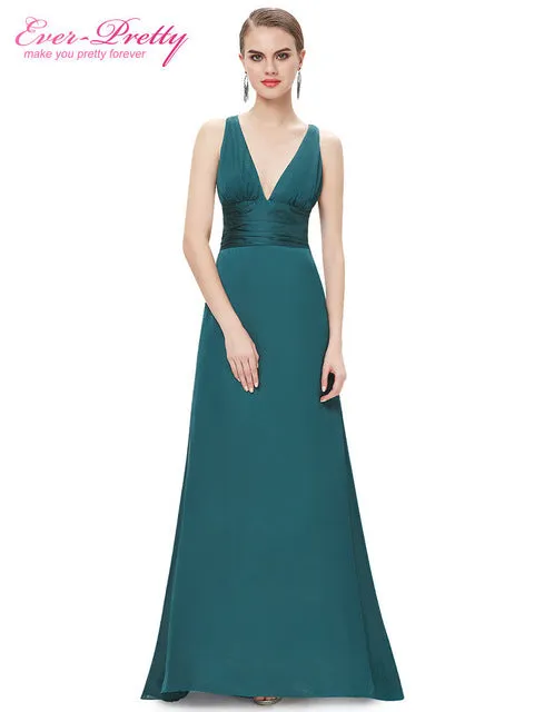 Evening Dresses Ever Pretty Fast Shipping Fashion Elegant Sexy V-neck New Long Party Dress