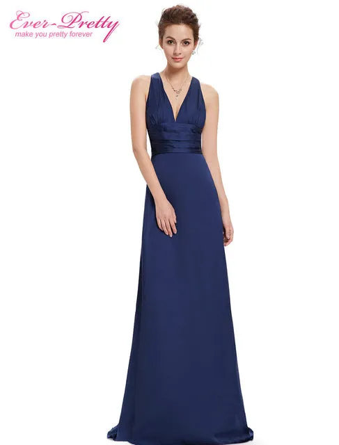 Evening Dresses Ever Pretty Fast Shipping Fashion Elegant Sexy V-neck New Long Party Dress