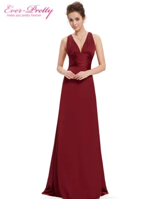 Evening Dresses Ever Pretty Fast Shipping Fashion Elegant Sexy V-neck New Long Party Dress