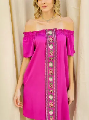 Feeling Fancy Embroidered Dress