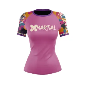 Funky Camo Fight Team Women's BJJ Rash Guard