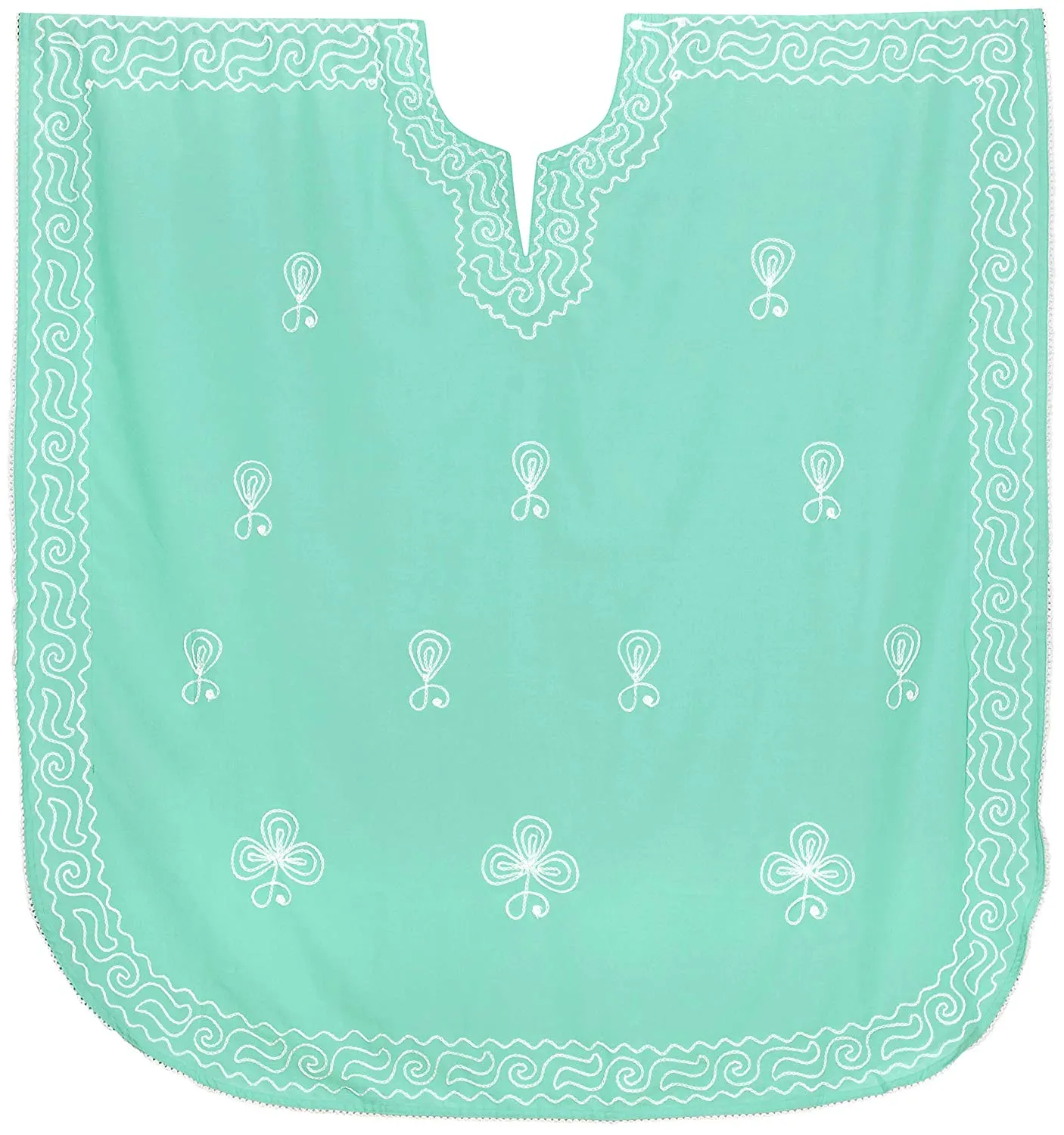 LA LEELA Rayon Solid 01 Women's Kaftan Kimono Nightgown Beachwear Cover up Dress
