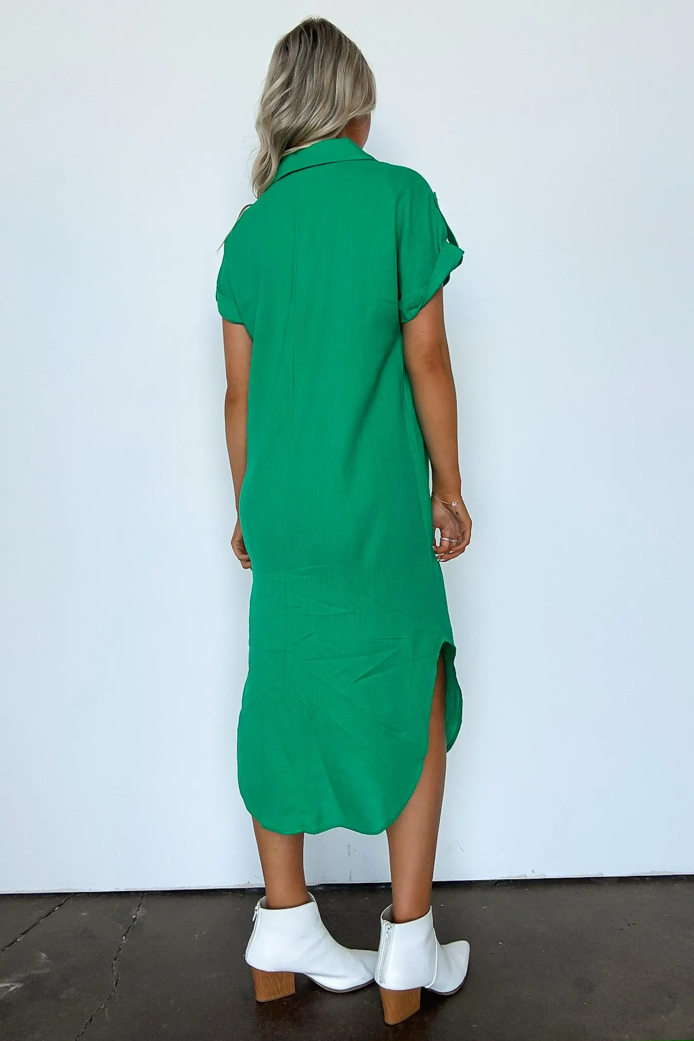 Larissah Button Down Midi Dress - FINAL SALE