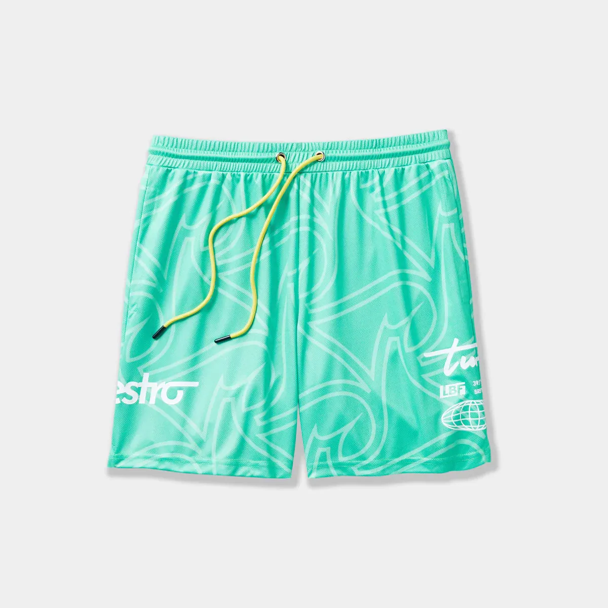 Live Breathe Futbol Fury Shorts - Mint