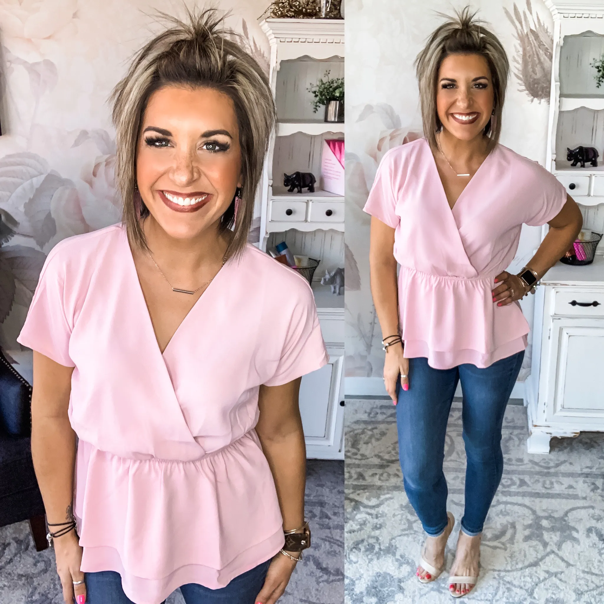 Love You Always Blouse - Blush