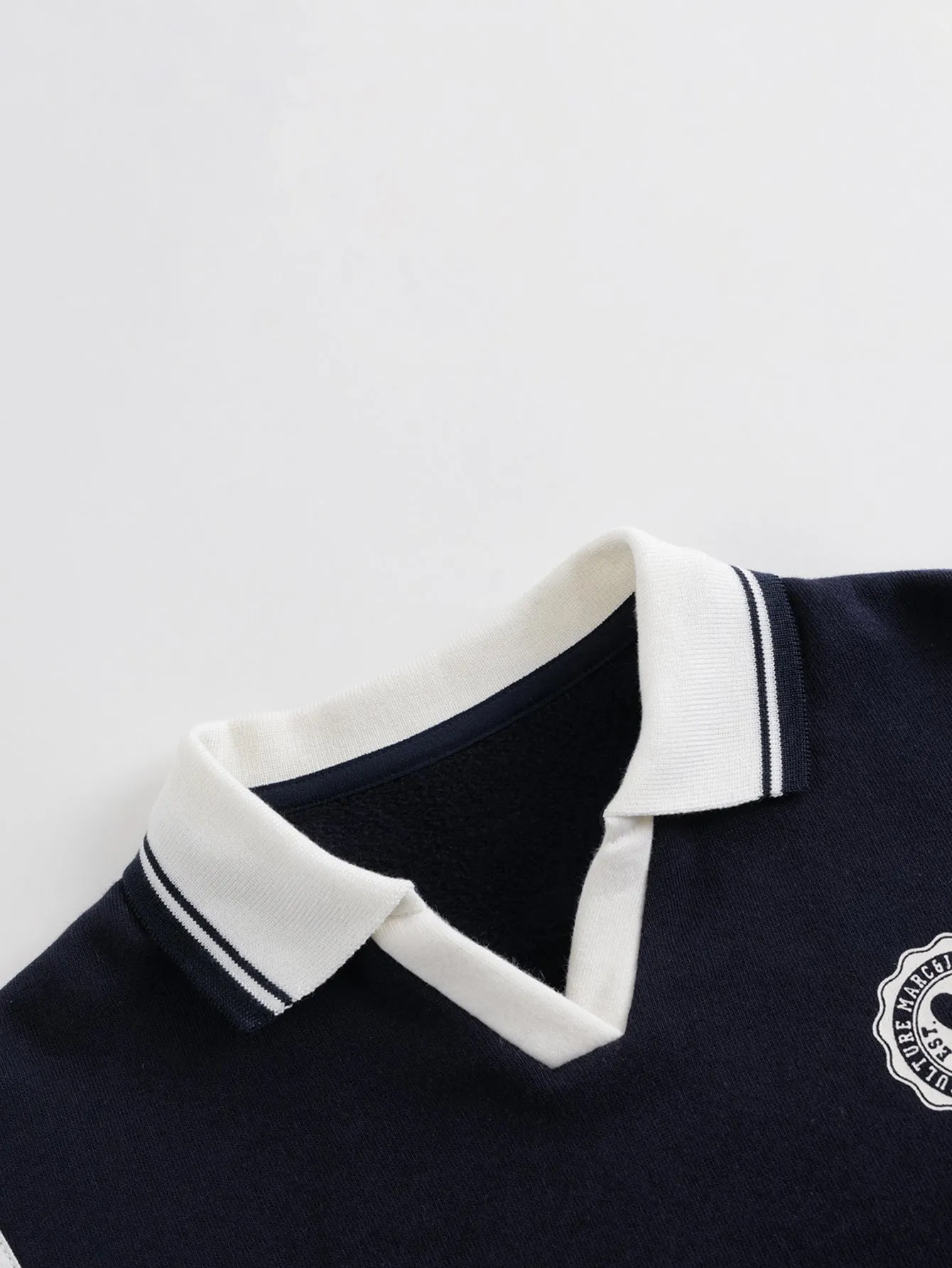 MARC & JANIE Girls Polo Collar Sweatshirt Skirt Sets 231367