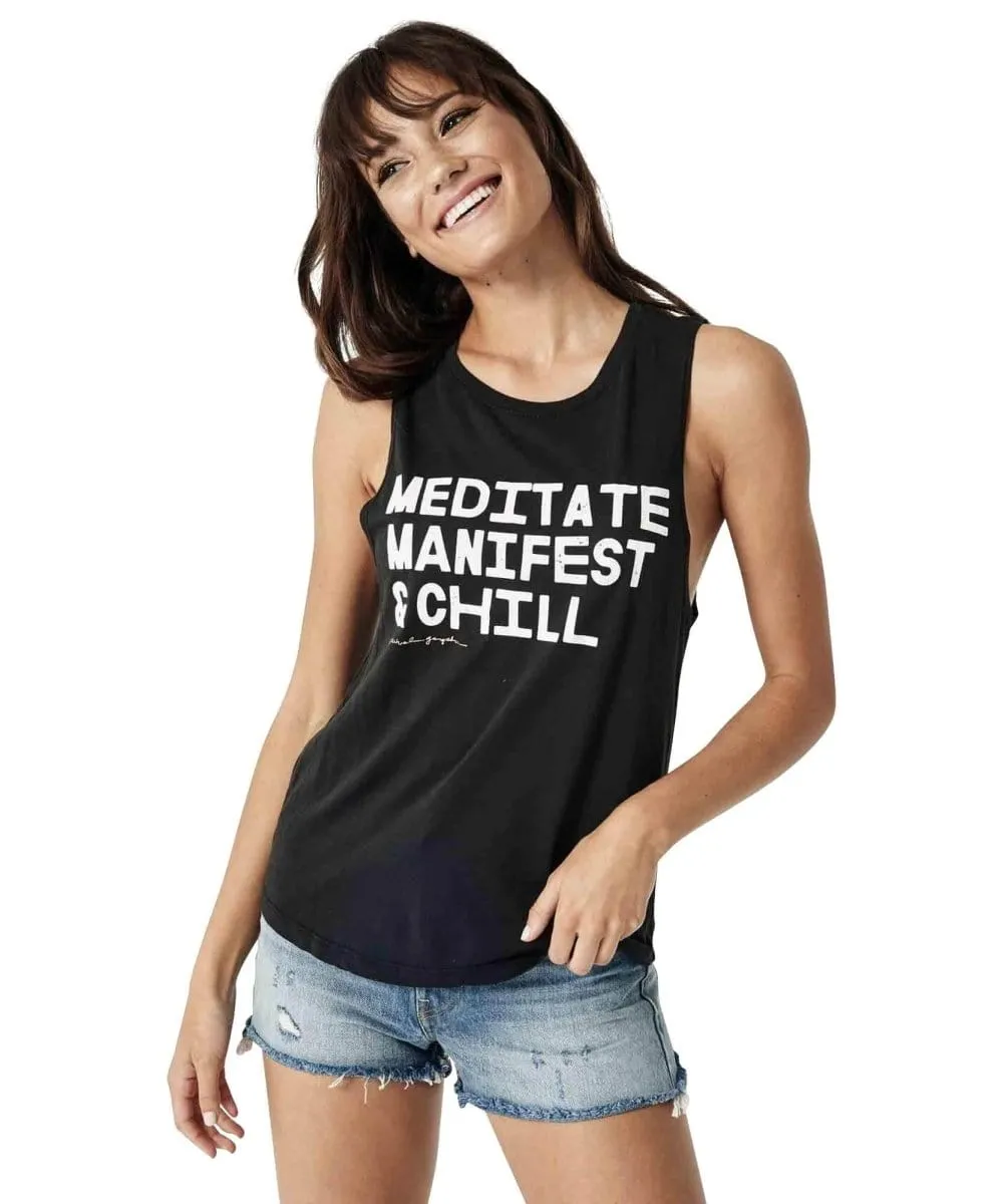 Meditate Muscle Tank
