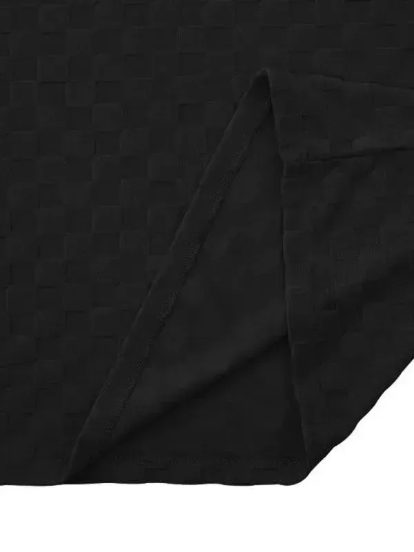 Men's Checkerboard Leisure Two-Piece