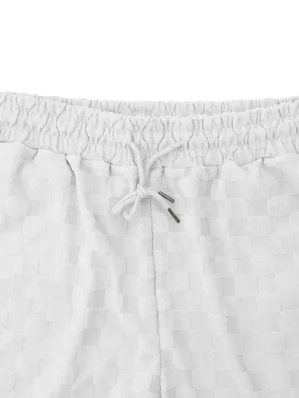 Men's Checkerboard Leisure Two-Piece