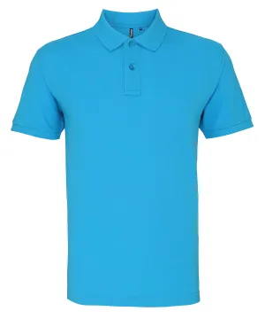 Mens organic polo | Turquoise