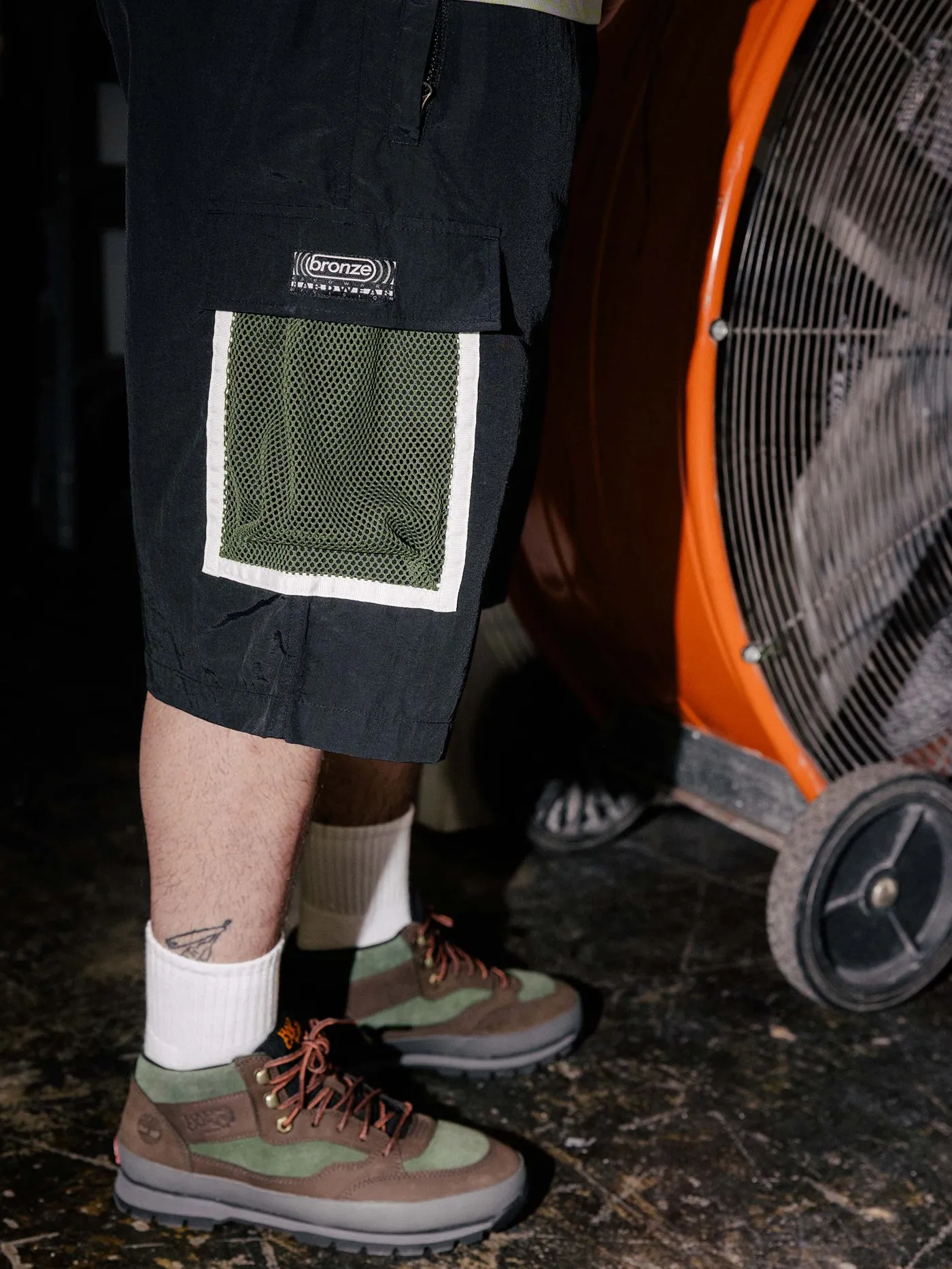 Mesh Cargo Shorts