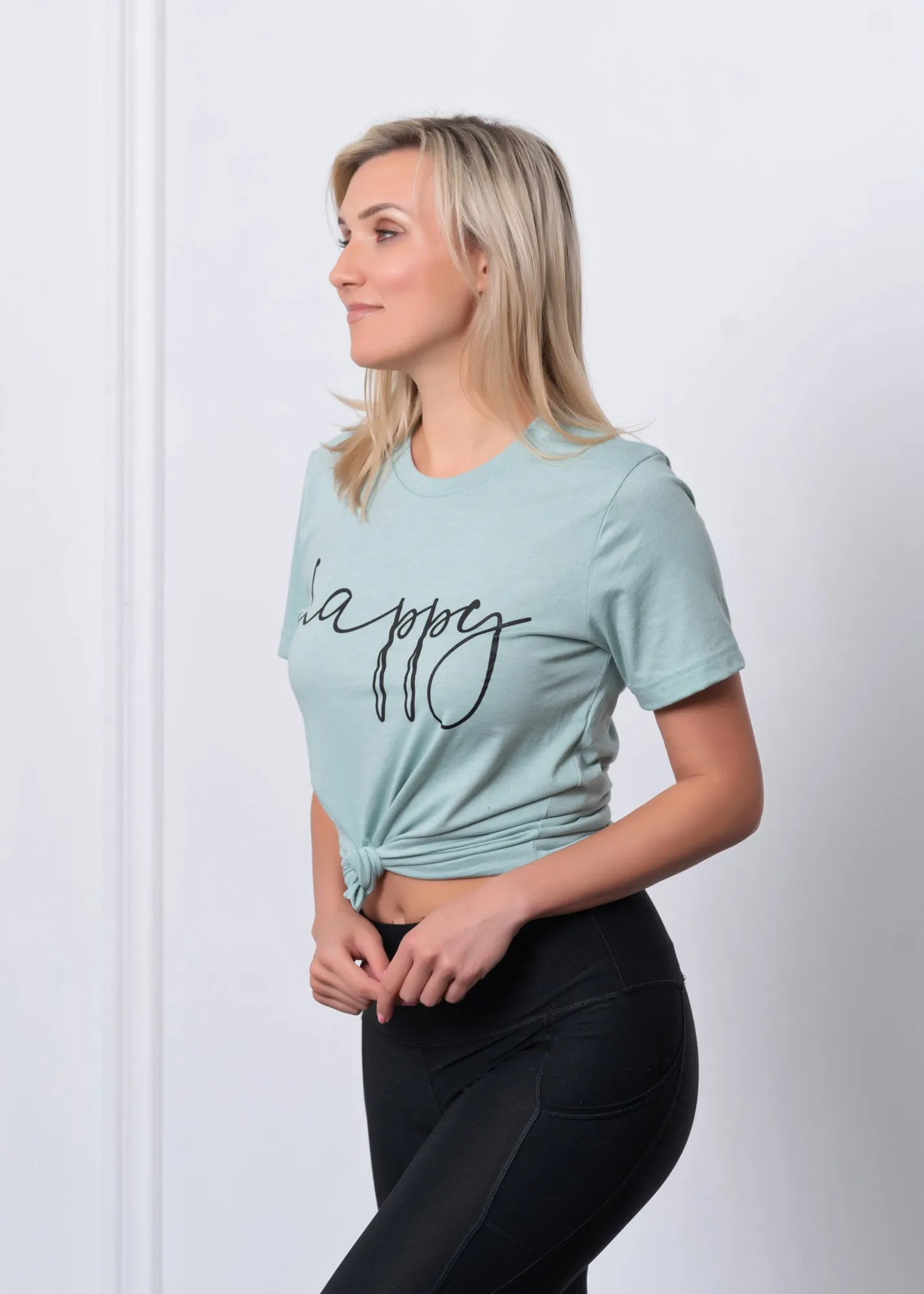 Mesh Waist Leggings