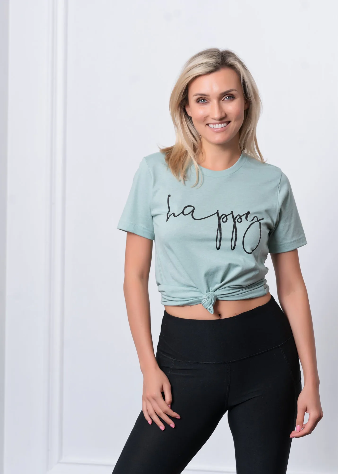 Mesh Waist Leggings