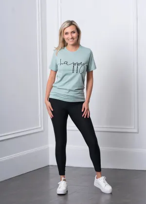 Mesh Waist Leggings