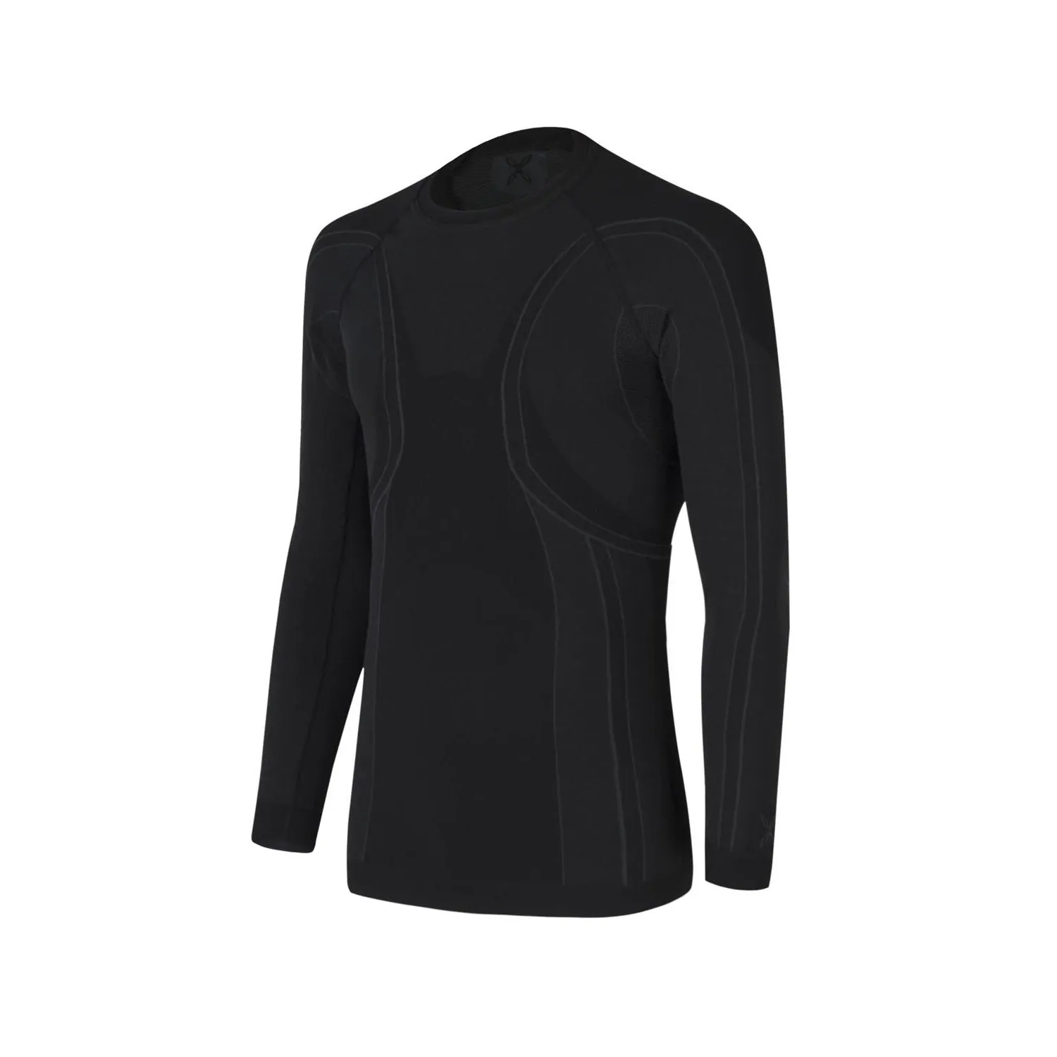 MONTURA SEAMLESS MEDIUM MAGLIA INTIMA UOMO 1° STRATO tERMOREGOLATORE E TRASPIRANTE - PESANTEZZA MEDIA - COLORE: NERO