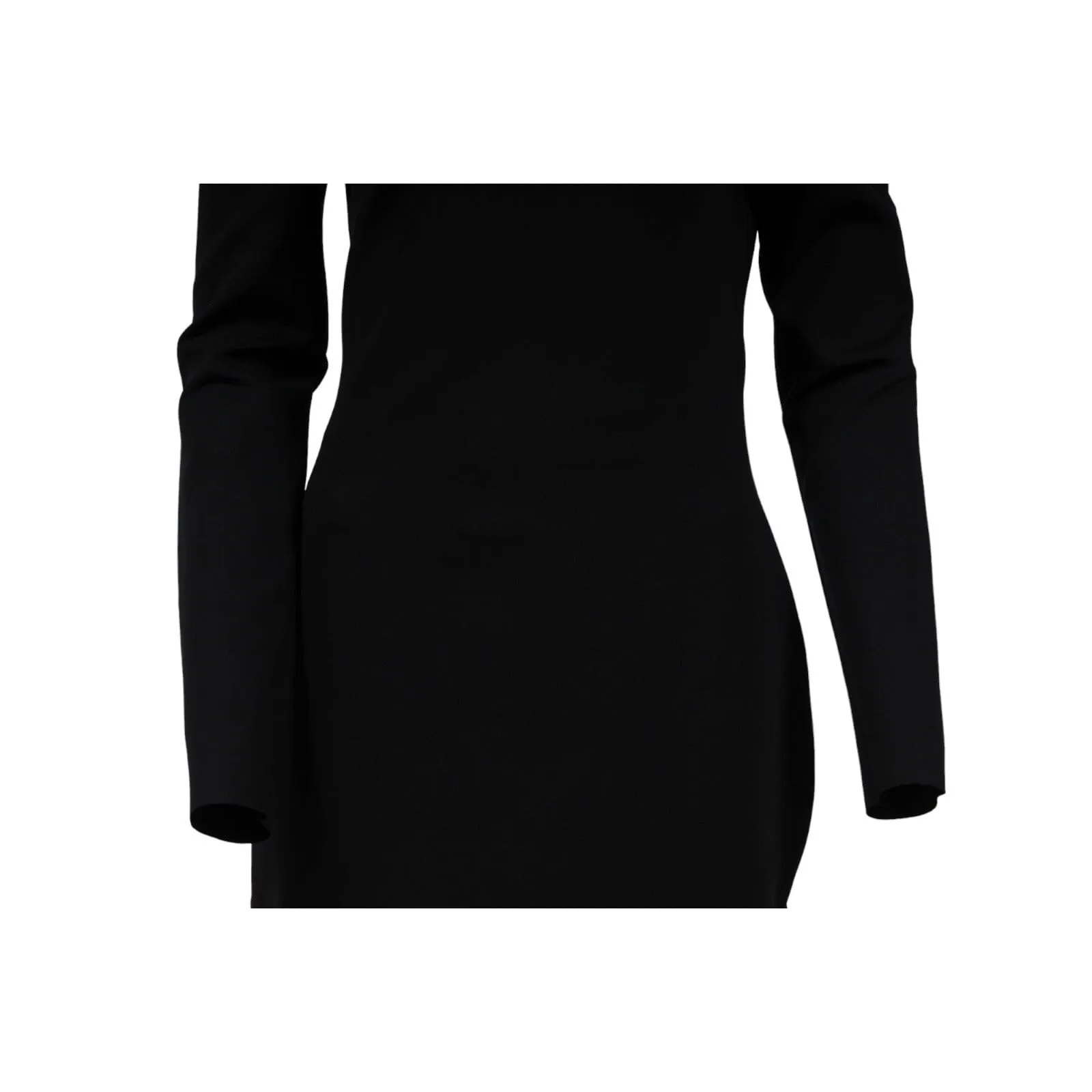 Nania Off The Shoulder Stretch Scuba Dress Size Large Black