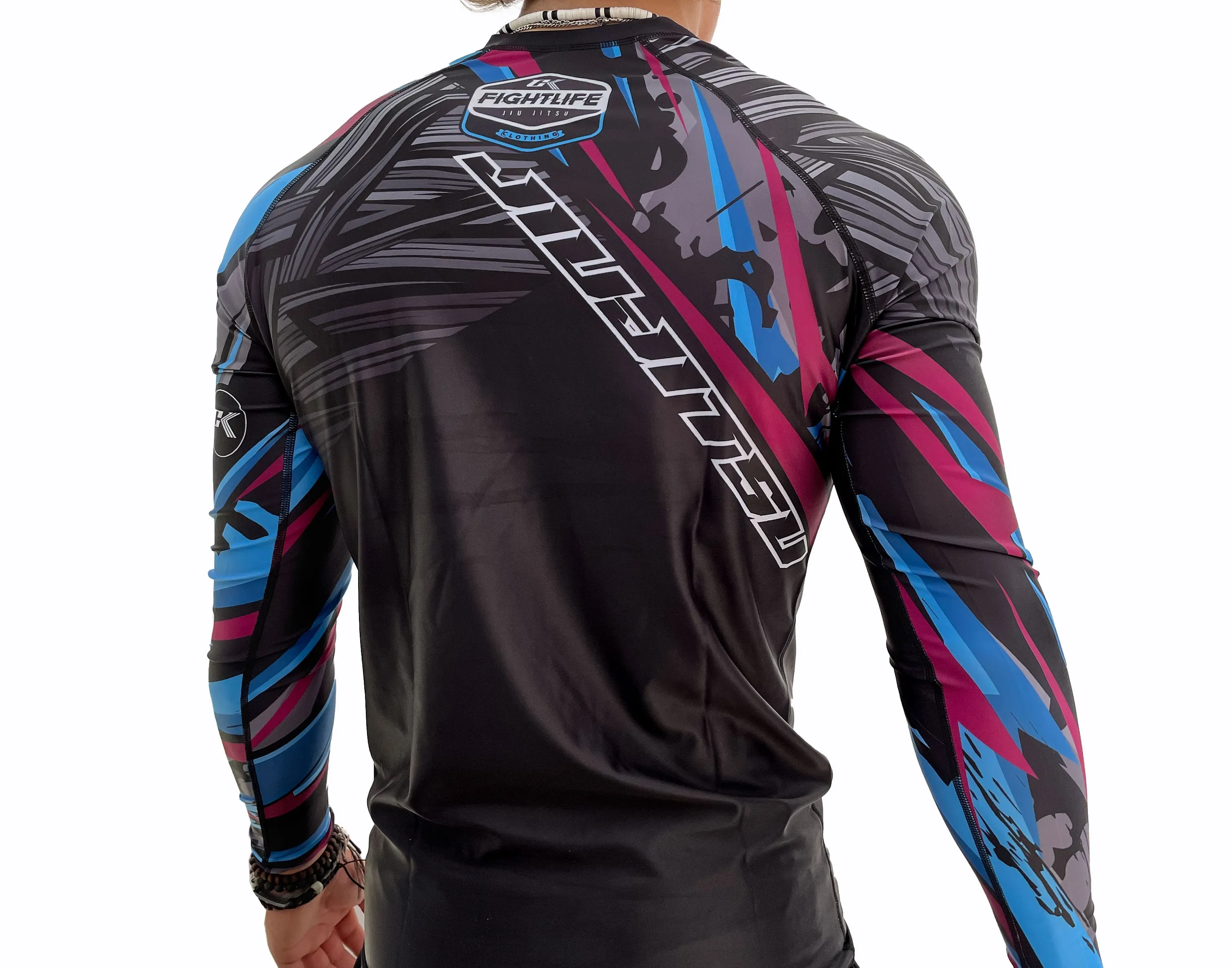 NEW! CK AMETHYST RASHGUARD KIDS Multi colored